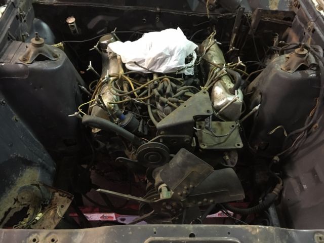 1971 Black Ford Torino Convertible