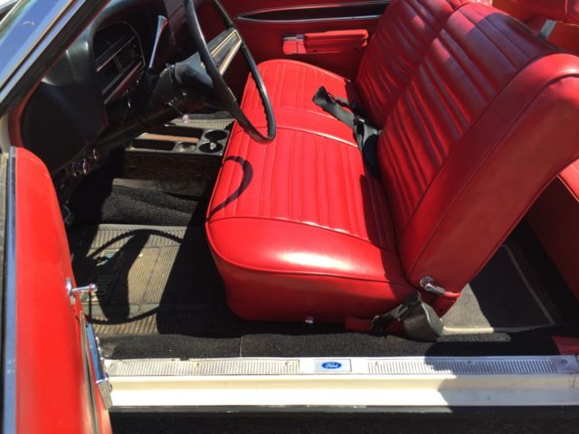 1971 White Ford Torino Convertible