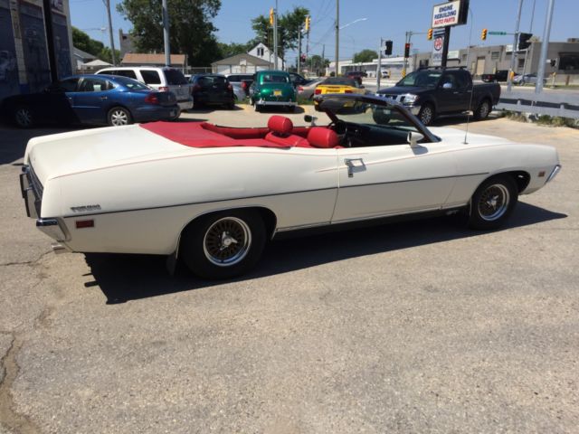 1971 White Ford Torino Convertible