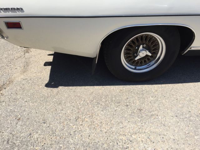 1971 White Ford Torino Convertible