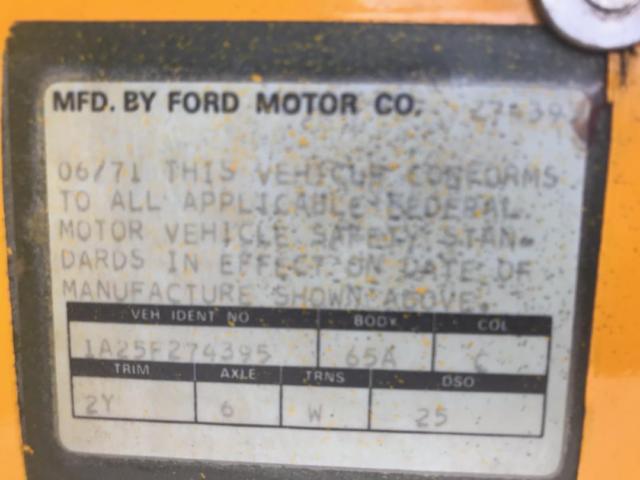 1971 Yellow Ford Torino Coupe