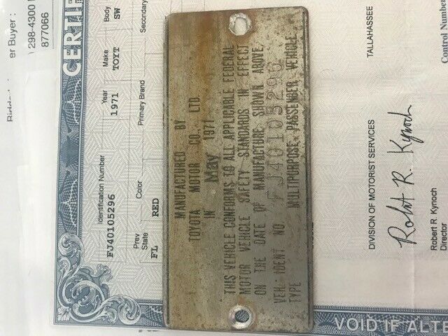 1971 Toyota Land Cruiser