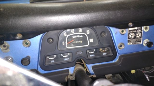 1971 Blue Toyota FJ Cruiser Convertible