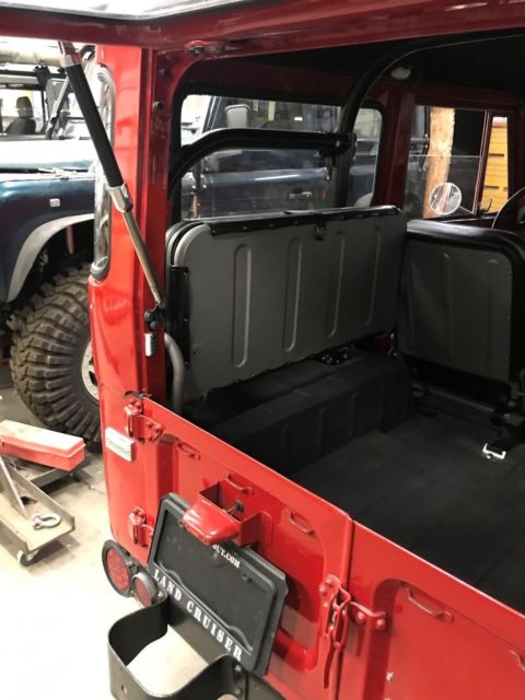 1971 Red Toyota Land Cruiser