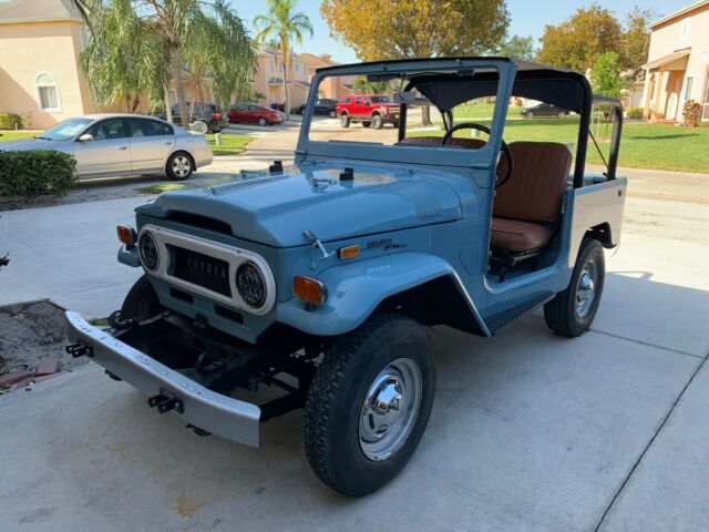 1971 Blue Toyota Land Cruiser SUV