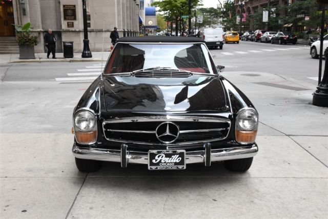 1971 Black Mercedes-Benz 200-Series Convertible