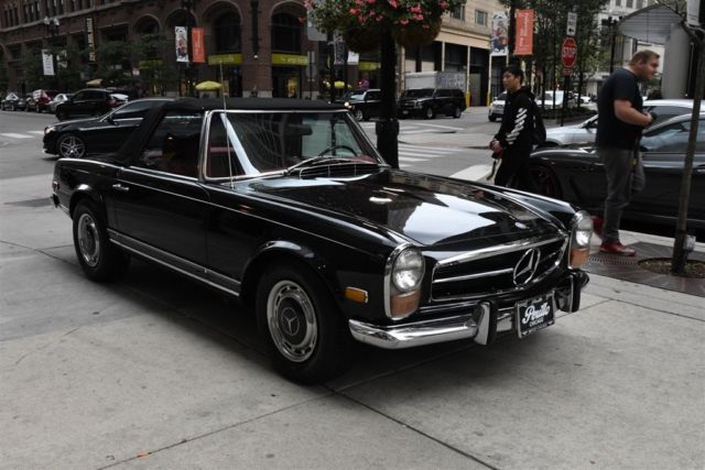 1971 Black Mercedes-Benz 200-Series Convertible