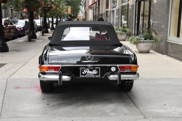 1971 Black Mercedes-Benz 200-Series Convertible