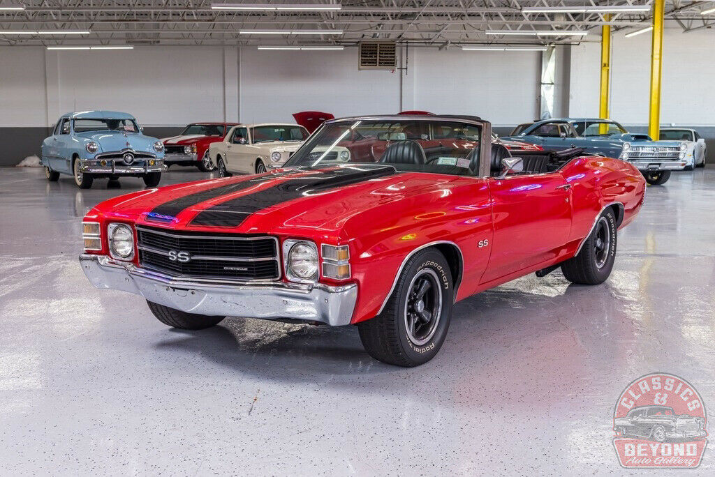 1971 Red Chevrolet Chevelle Convertible