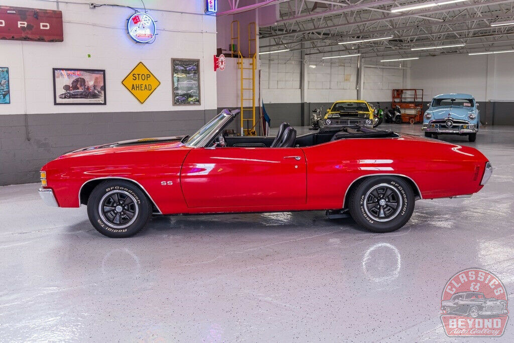 1971 Red Chevrolet Chevelle Convertible