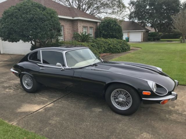 1971 Black Jaguar E-Type Coupe