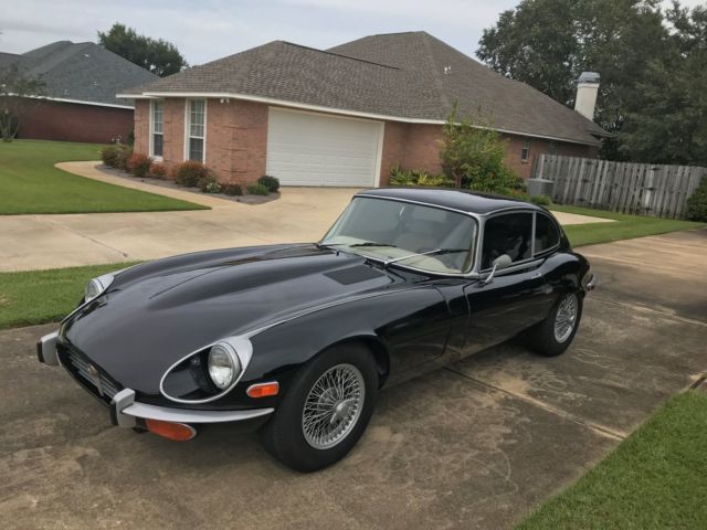 1971 Black Jaguar E-Type Coupe