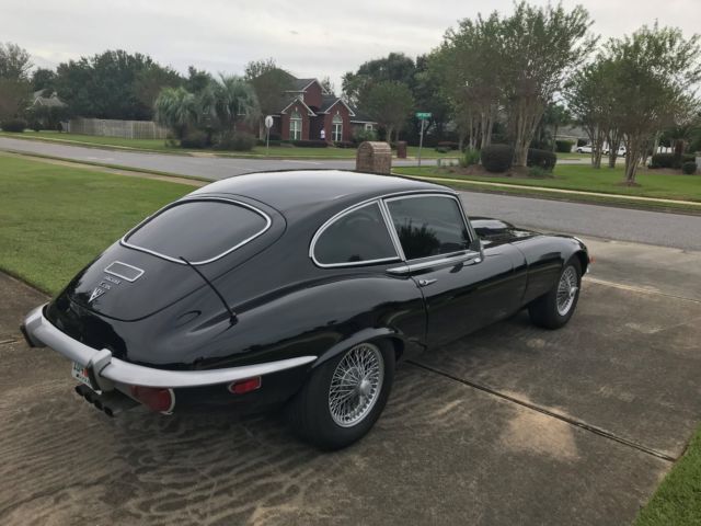 1971 Black Jaguar E-Type Coupe