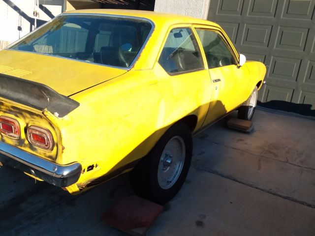 1971 Yellow Chevrolet Vega Coupe