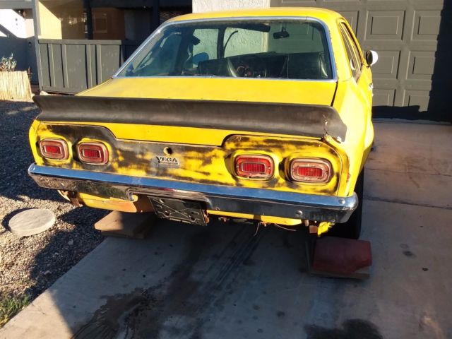 1971 Yellow Chevrolet Vega Coupe
