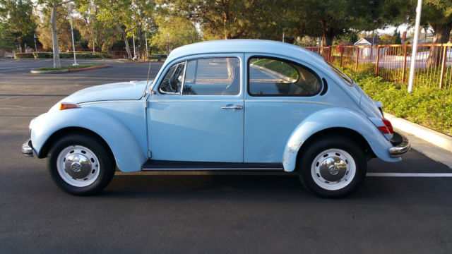 1971 Blue Volkswagen Beetle - Classic