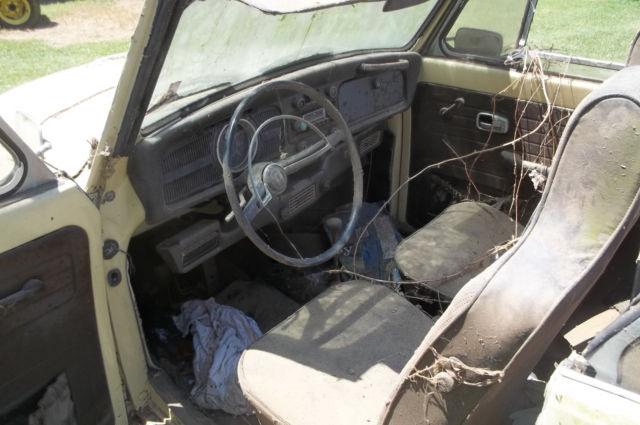 1971 Tan Volkswagen Beetle - Classic Convertible