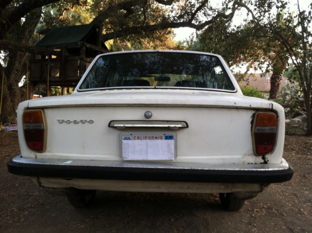 1971 White Volvo 142 Two Door
