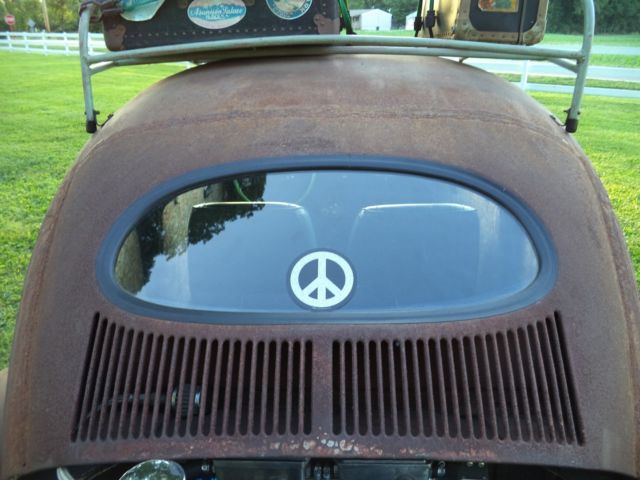 1971 rust Volkswagen Beetle - Classic Coupe