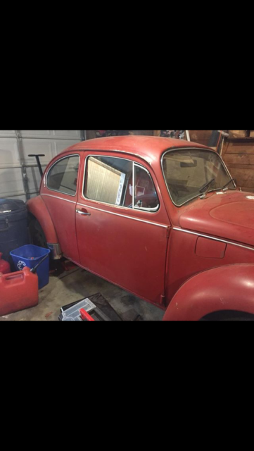 1971 Red Volkswagen Beetle - Classic