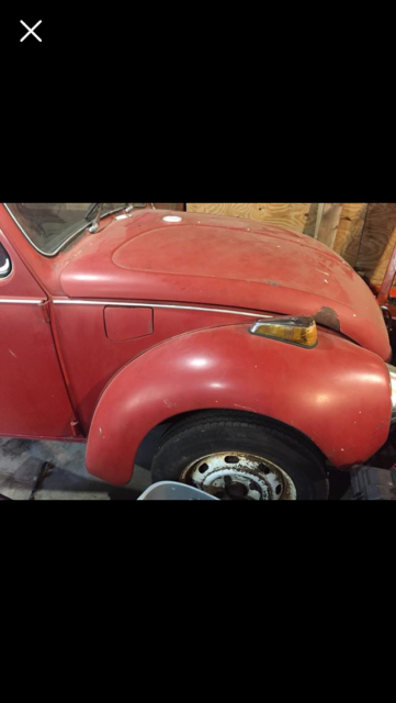 1971 Red Volkswagen Beetle - Classic