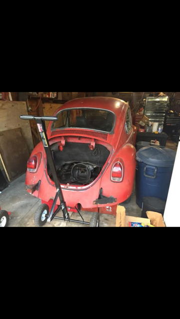 1971 Red Volkswagen Beetle - Classic