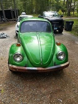 1971 Green Volkswagen Beetle - Classic