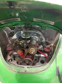 1971 Green Volkswagen Beetle - Classic