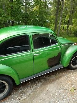 1971 Green Volkswagen Beetle - Classic