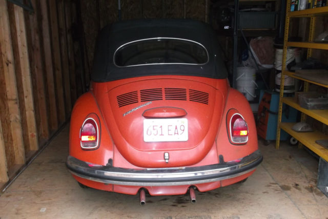 1971 Orange Volkswagen Beetle - Classic
