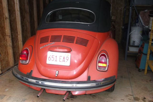1971 Orange Volkswagen Beetle - Classic