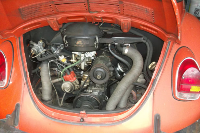 1971 Orange Volkswagen Beetle - Classic