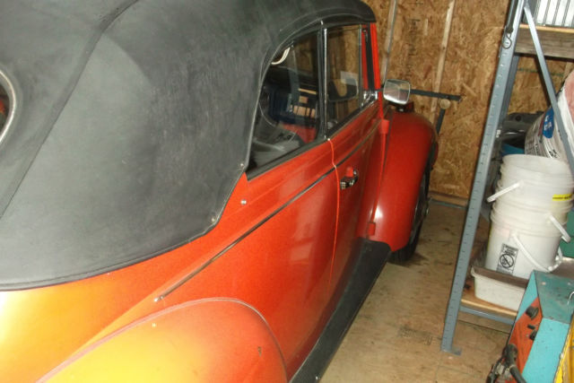 1971 Orange Volkswagen Beetle - Classic