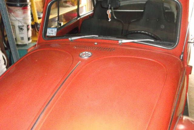 1971 Orange Volkswagen Beetle - Classic