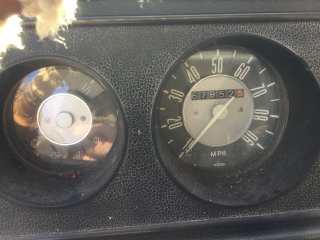 1971 Brown Volkswagen Bus/Vanagon Camper pop top bus