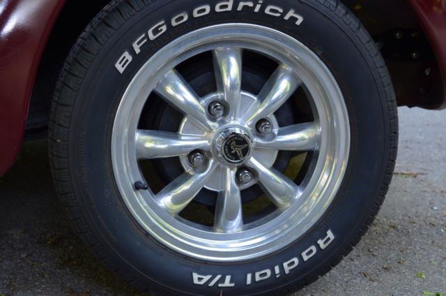 1971 Burgundy Volkswagen Beetle - Classic Convertible