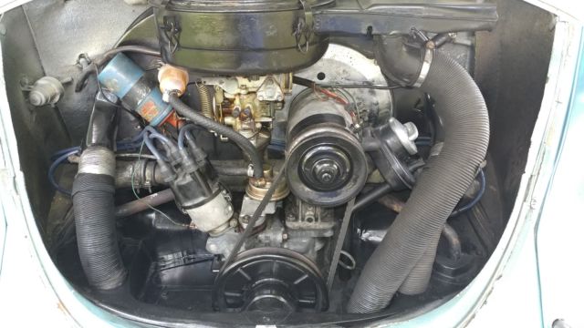 1971 Blue Volkswagen Beetle - Classic Convertible