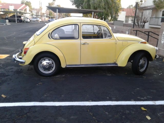 1971 Yellow Volkswagen Beetle - Classic 2 door