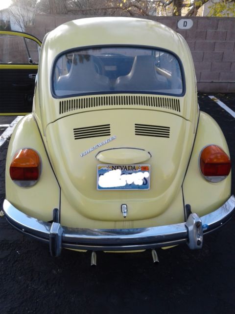 1971 Yellow Volkswagen Beetle - Classic 2 door