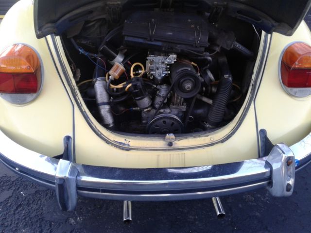 1971 Yellow Volkswagen Beetle - Classic 2 door