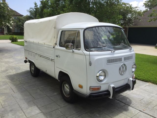 1971 white Volkswagen Other Standard Cab Pickup