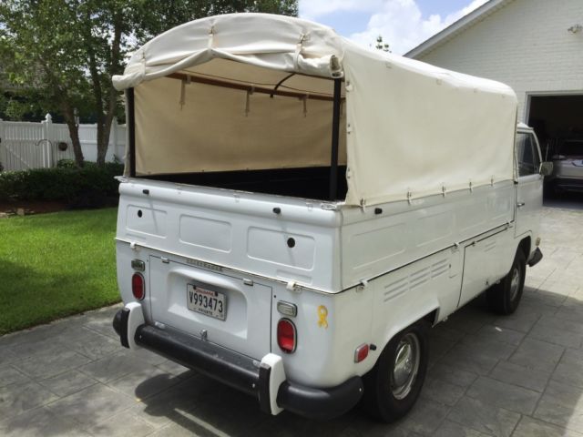 1971 white Volkswagen Other Standard Cab Pickup