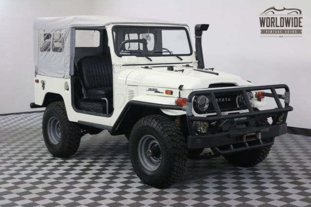 1971 White Toyota Land Cruiser