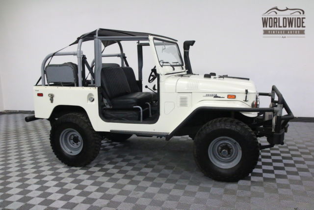 1971 White Toyota Land Cruiser