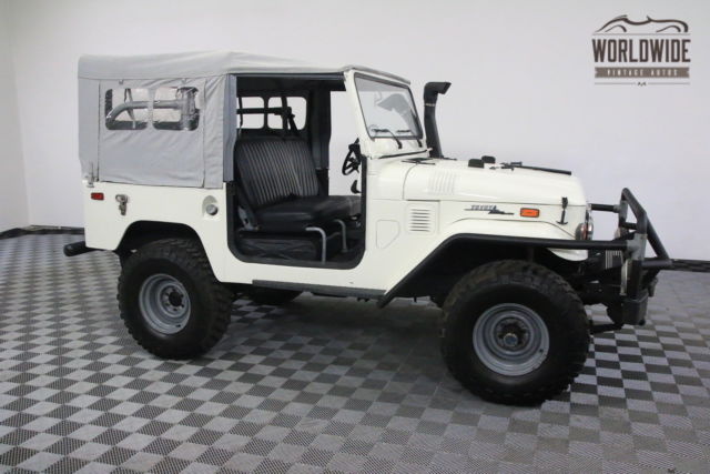 1971 White Toyota Land Cruiser