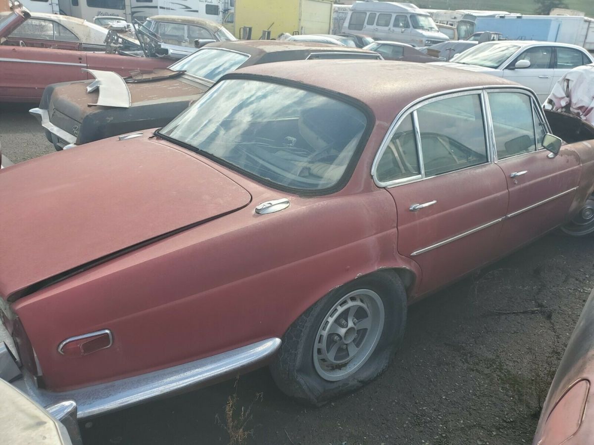 1971 Burgundy Jaguar XJ6 Sedan