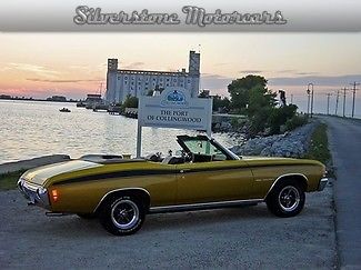1971 Yellow Chevrolet Chevelle Convertible
