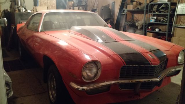 1971 orange/ Placier gold Chevrolet Camaro Coupe