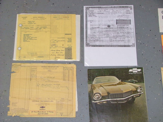 1971 Green Chevrolet Camaro Coupe