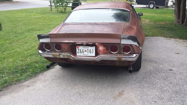 1971 red Chevrolet Camaro